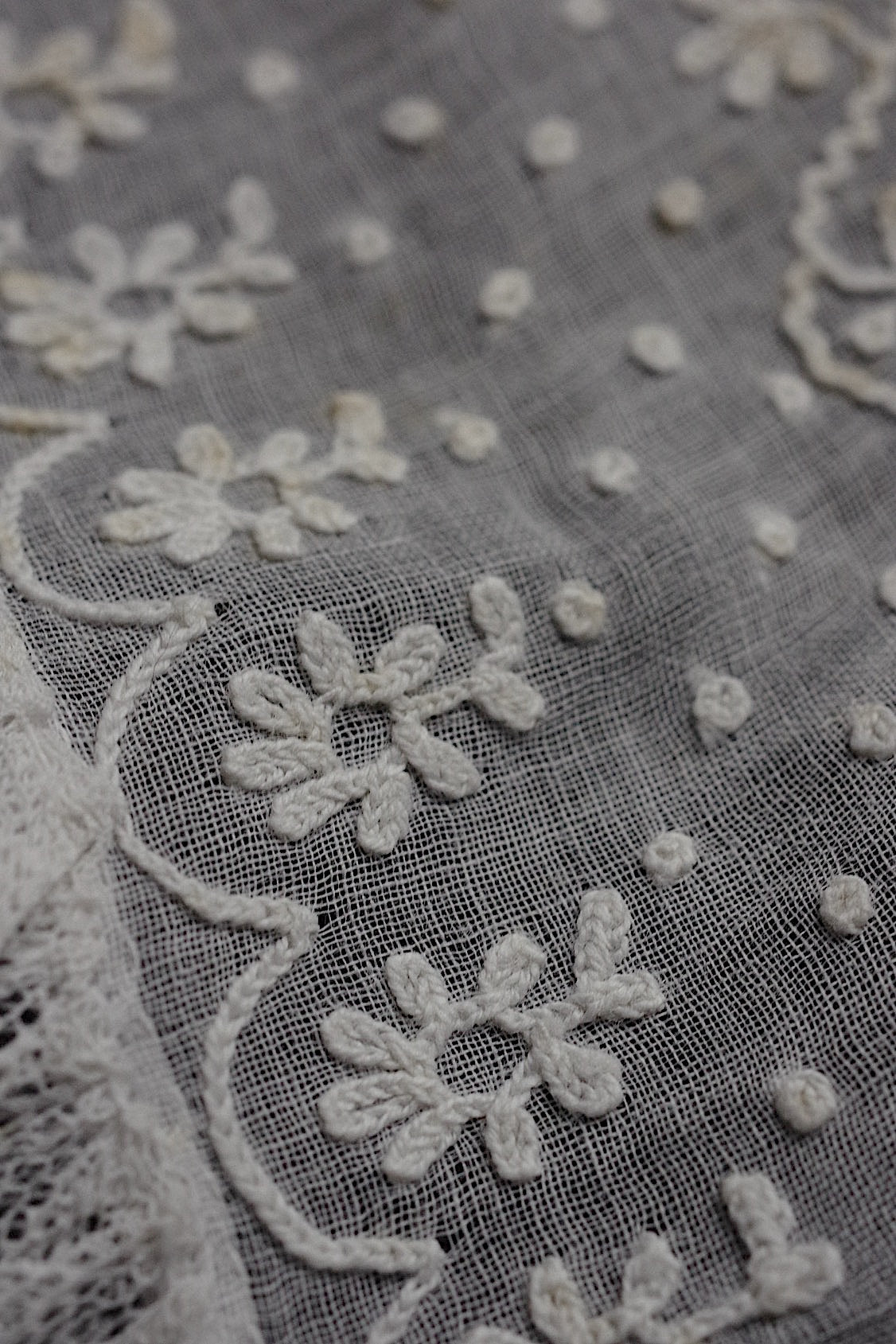 アンティークレース　dentelle ancinne　fichu