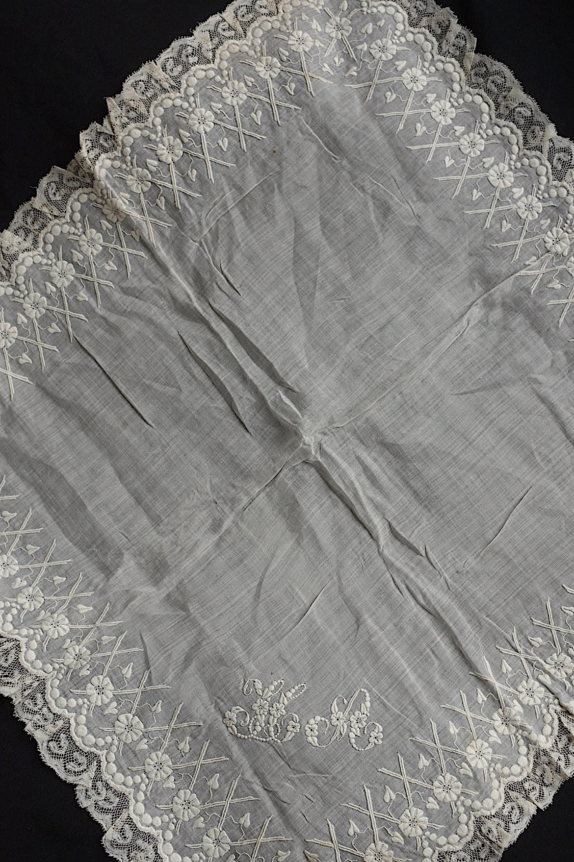 アンティークハンカチ　mouchoir ancin　2