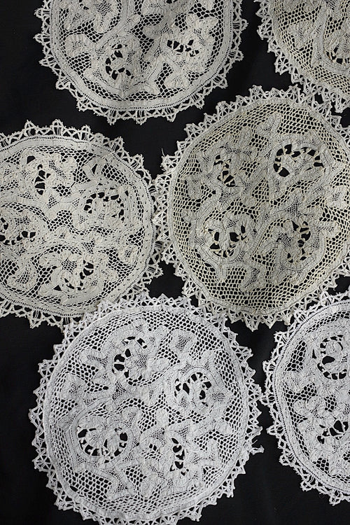 アンティークレース　dentelle ancinne　napperon 10pieces