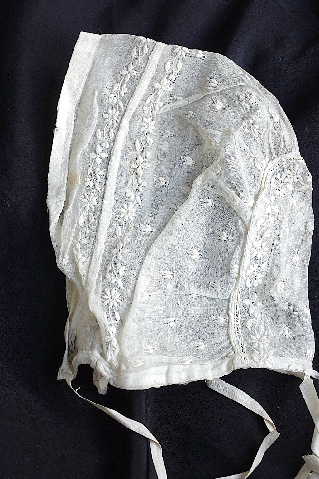 アンティークレース　dentelle ancinne　bonnet