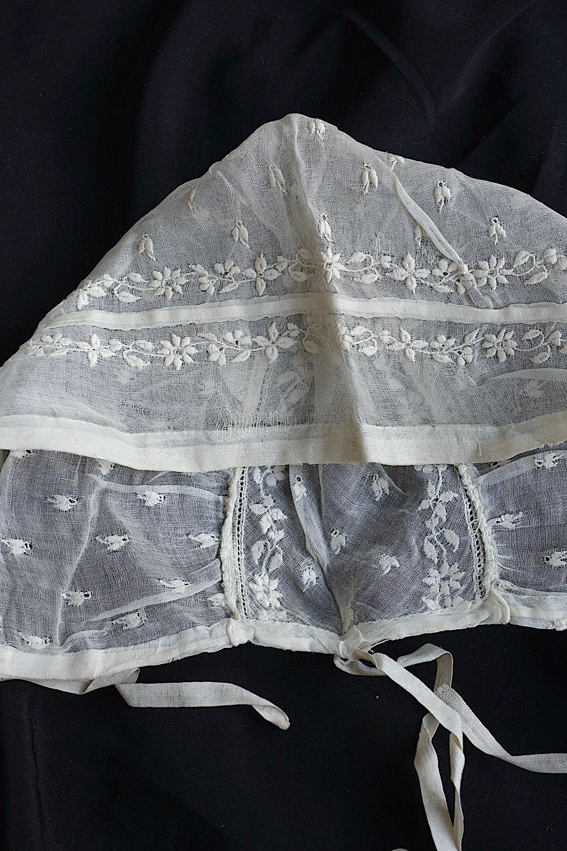 アンティークレース　dentelle ancinne　bonnet