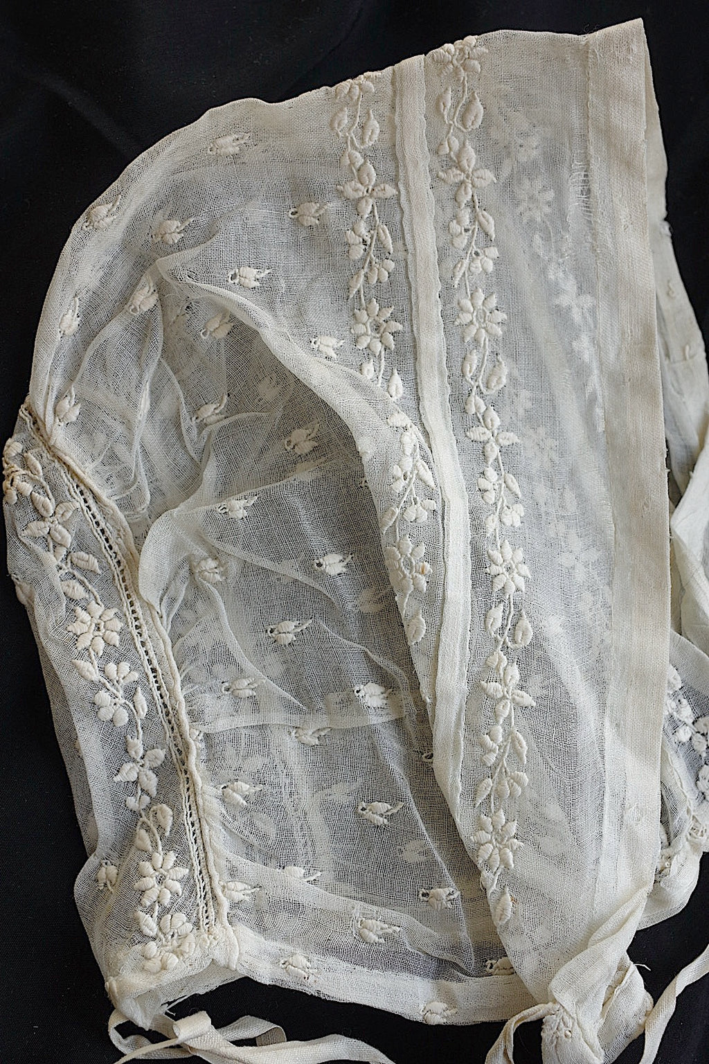 アンティークレース　dentelle ancinne　bonnet