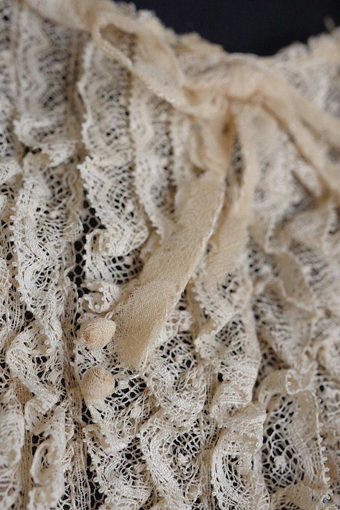 Ancienne dentelle dentelle ancinne jabot