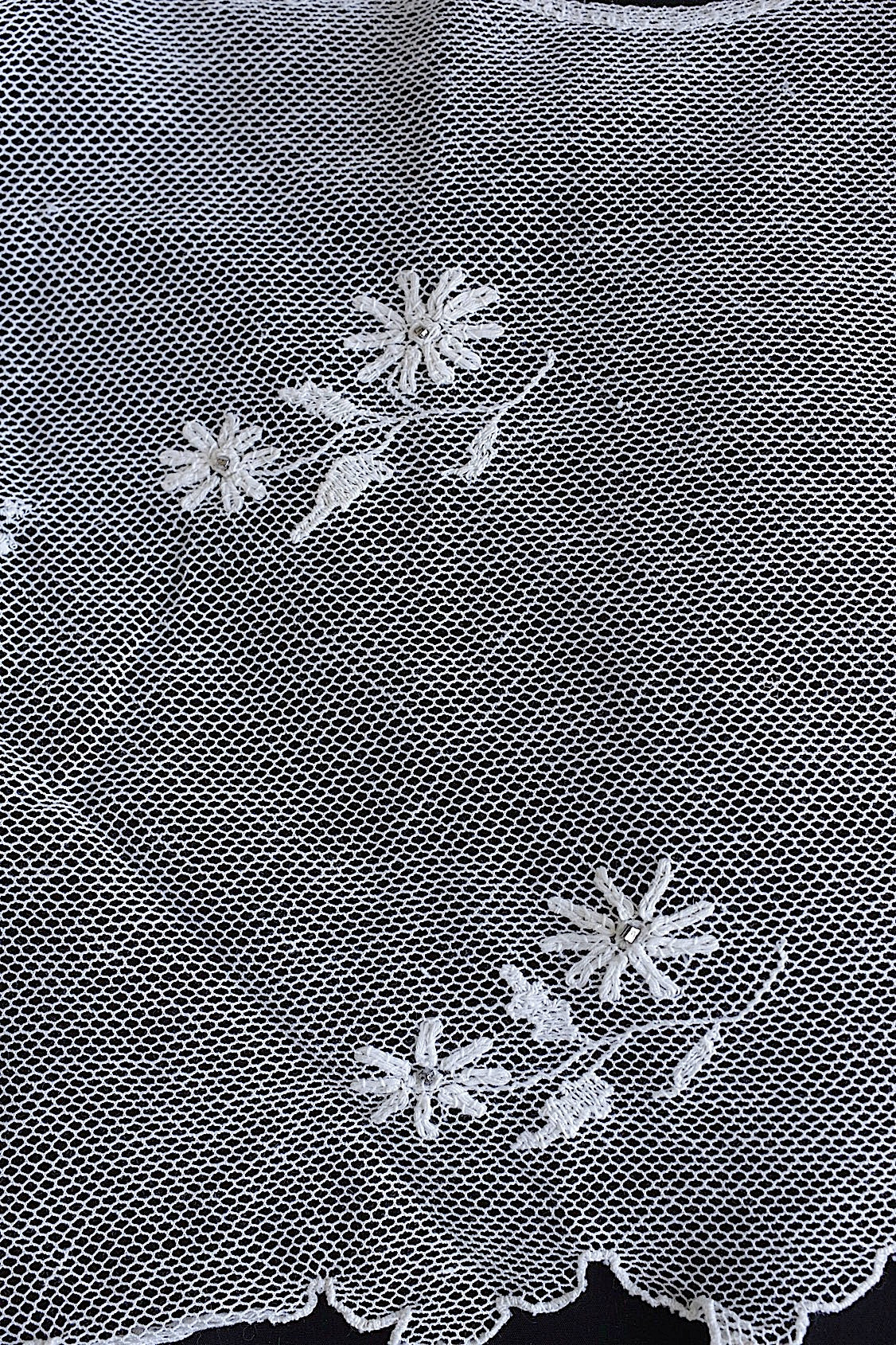 アンティークレース　dentelle ancinne　チュールハギレ