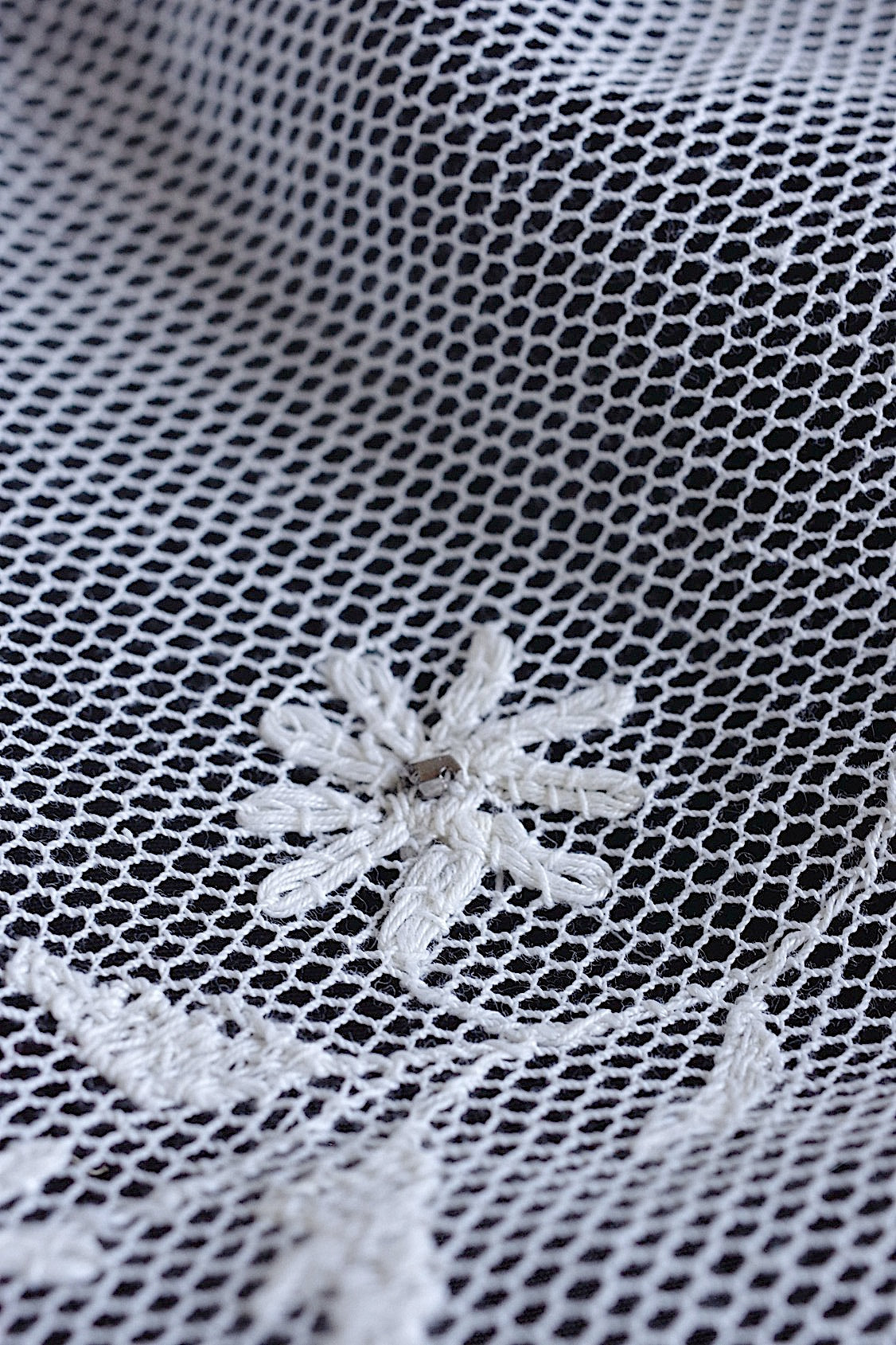 アンティークレース　dentelle ancinne　チュールハギレ