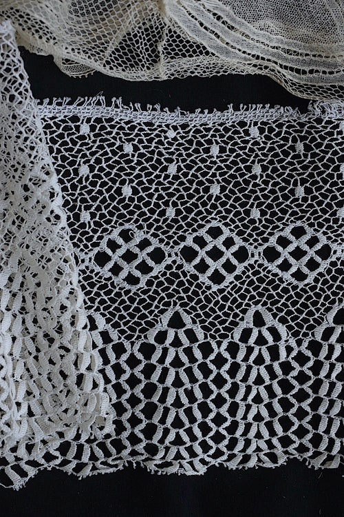 アンティークレース　dentelle ancinne　ハギレ８種素材用