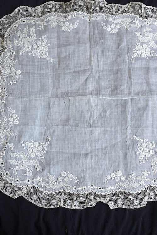 アンティークハンカチ　mouchoir ancin　