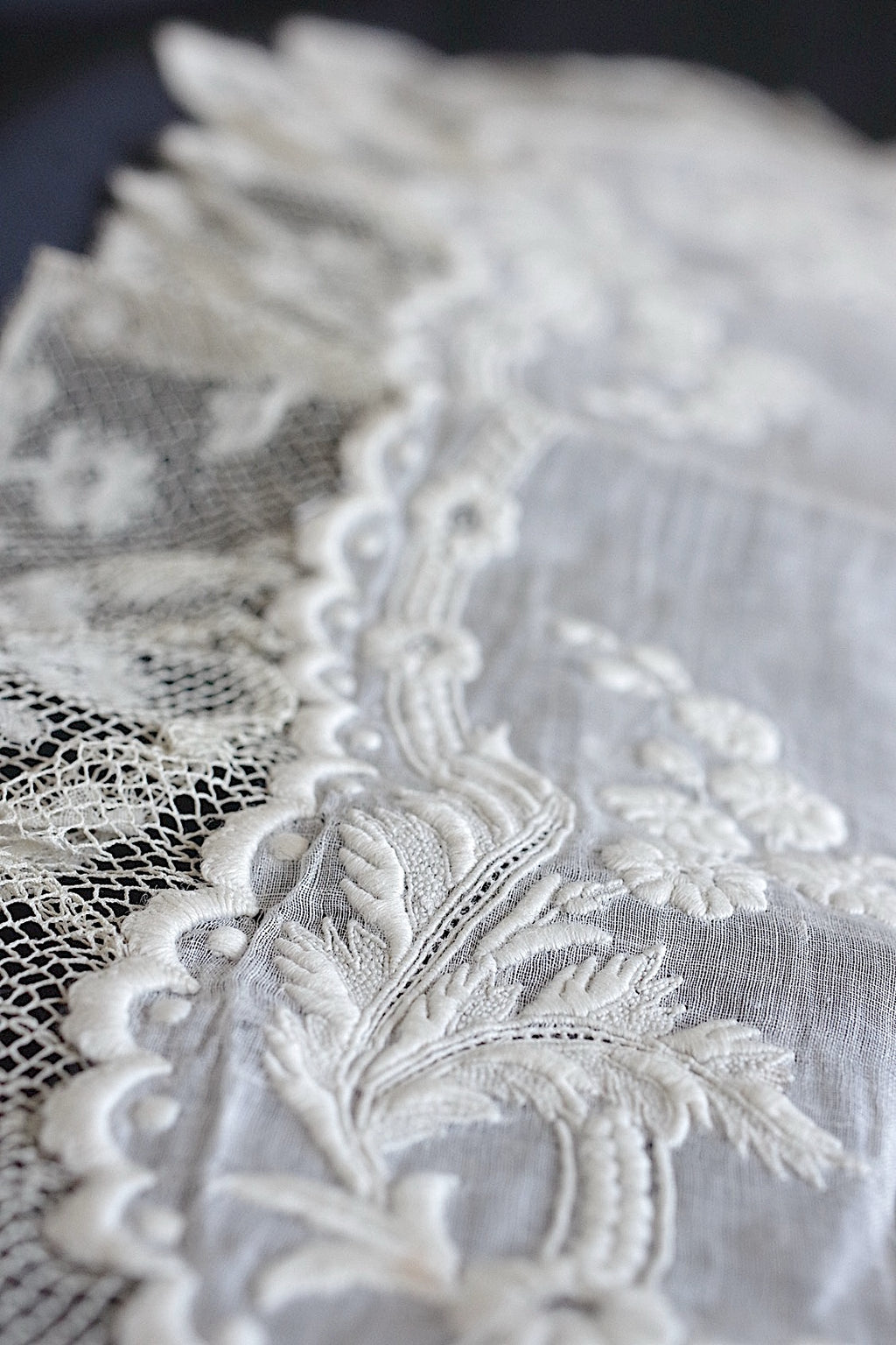 アンティークハンカチ　mouchoir ancin　