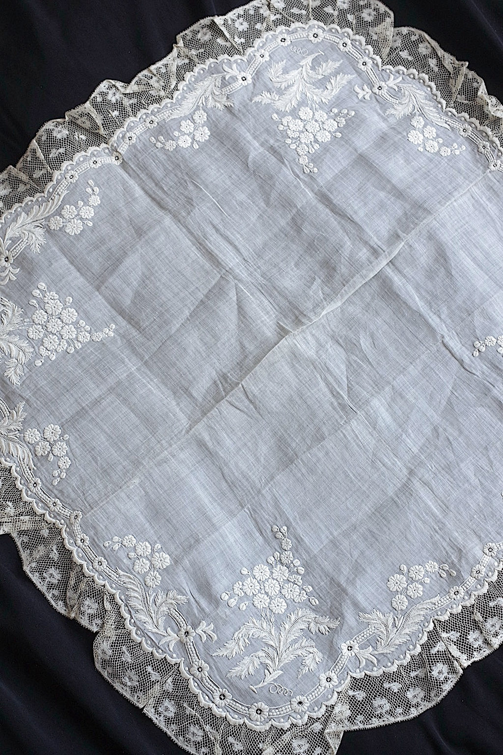 アンティークハンカチ　mouchoir ancin　