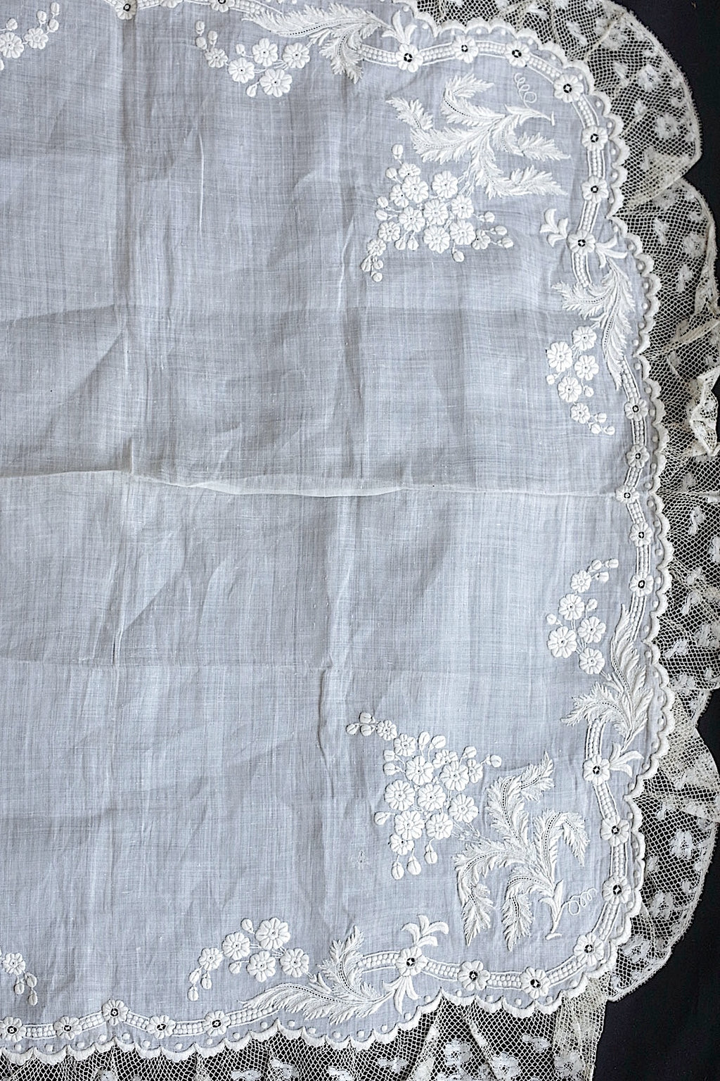 アンティークハンカチ　mouchoir ancin　