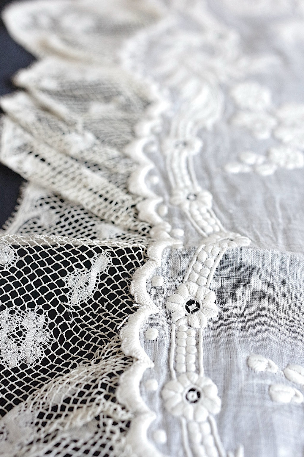 アンティークハンカチ　mouchoir ancin　