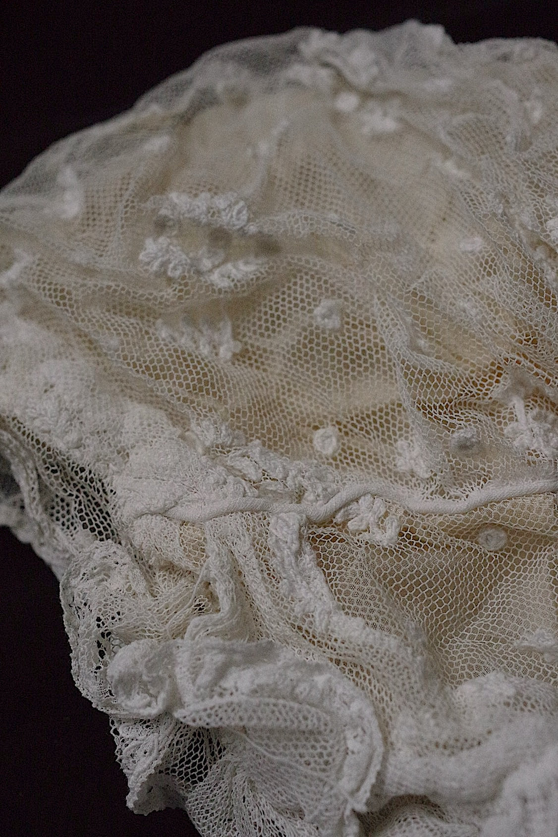 アンティークレース　dentelle ancienne ぼね＋襟