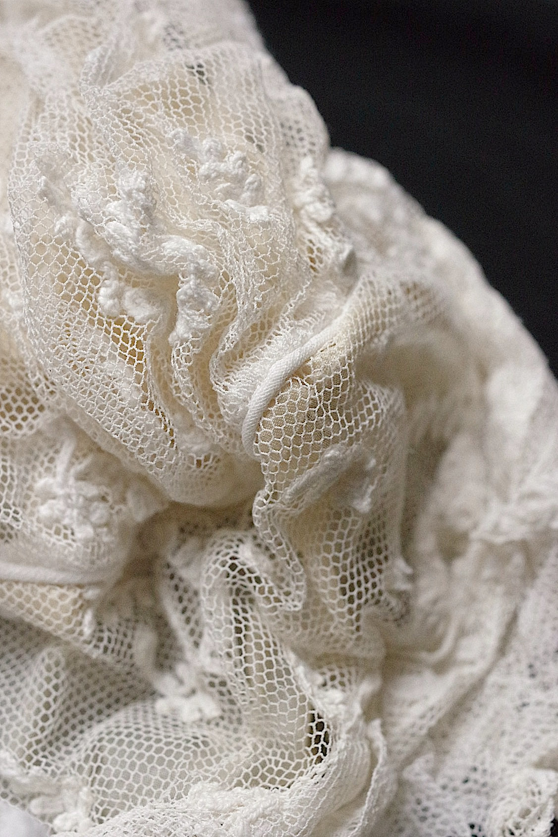 アンティークレース　dentelle ancienne ぼね＋襟