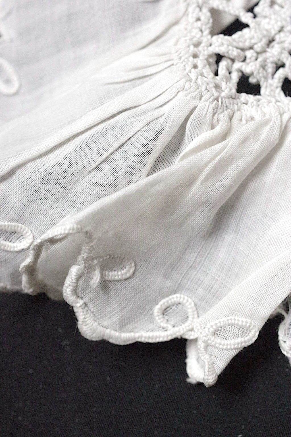 アンティークレース　dentelle ancienne　クッションカバー