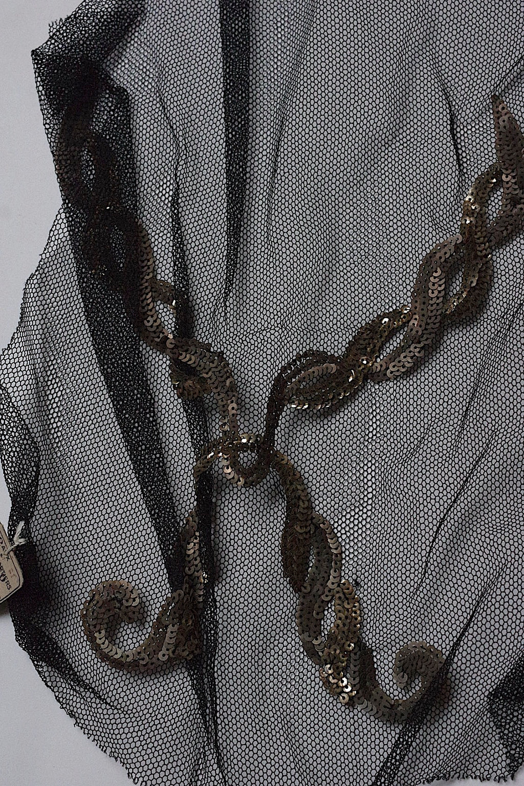 アンティークレース　dentelle ancienne　くろチュールモチーフ５枚