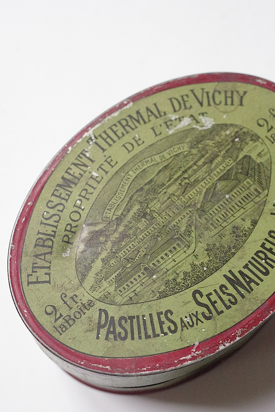 アンティーク箱　boite ancinne vichy