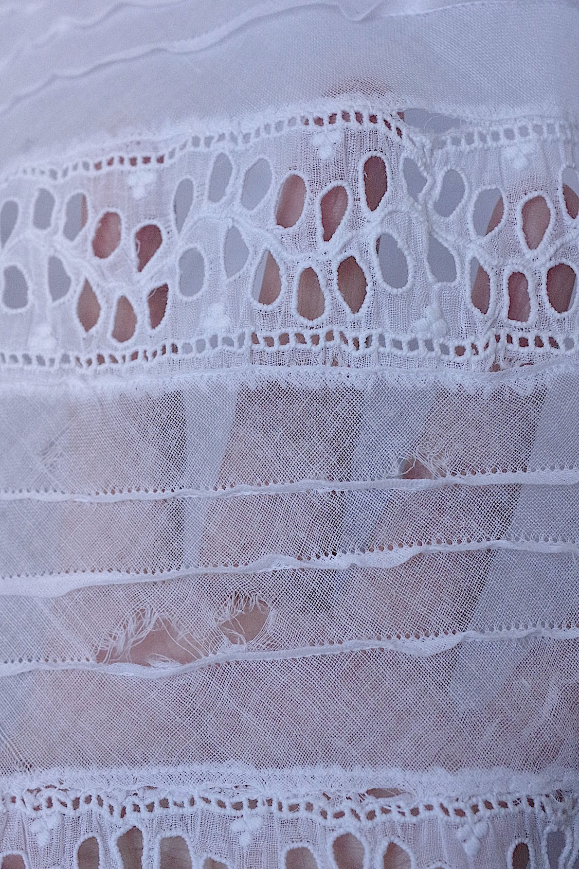 アンティークレーススカート　vêtement antique 素材用スカート