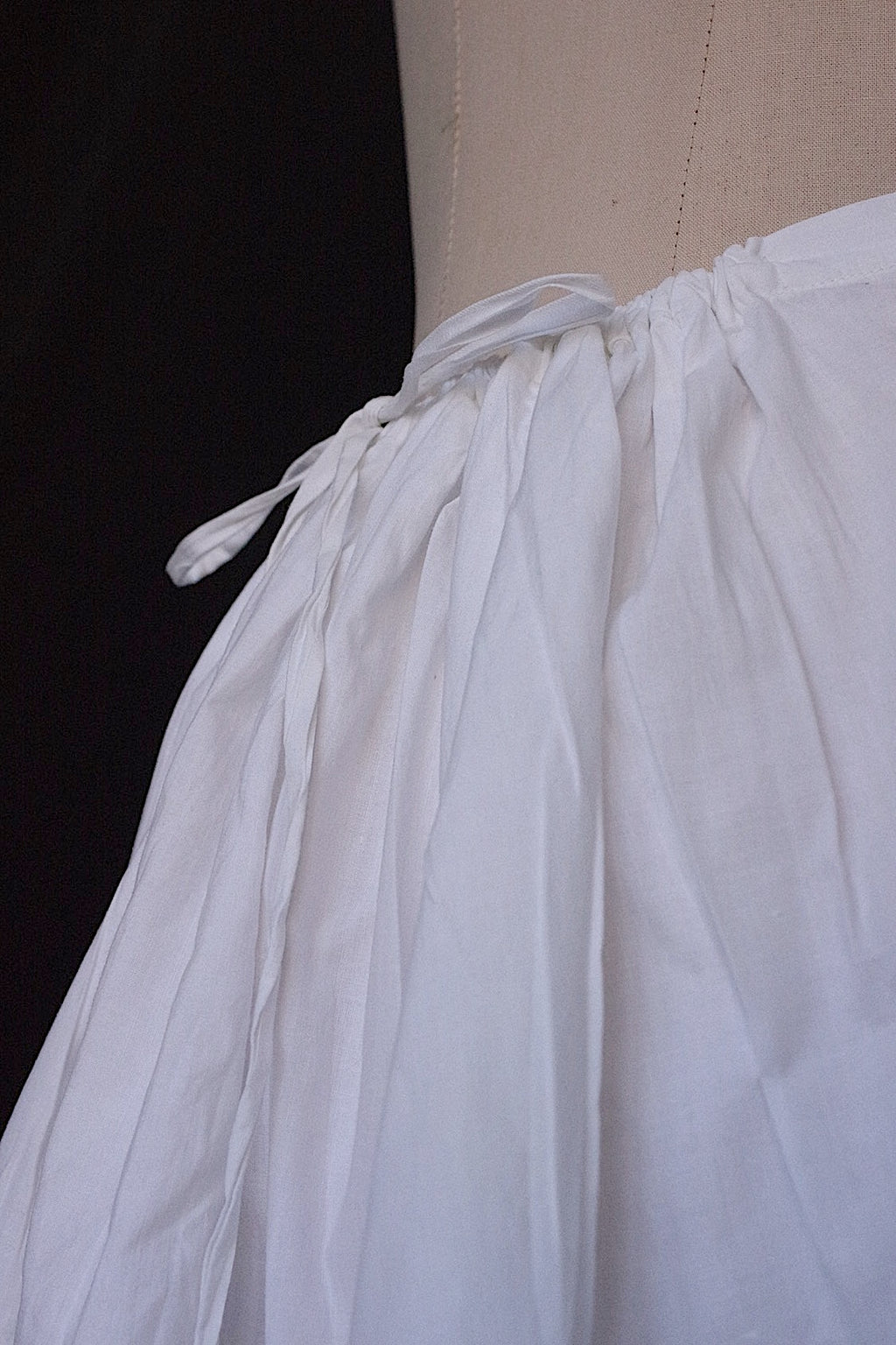 アンティークレーススカート　vêtement antique 素材用スカート