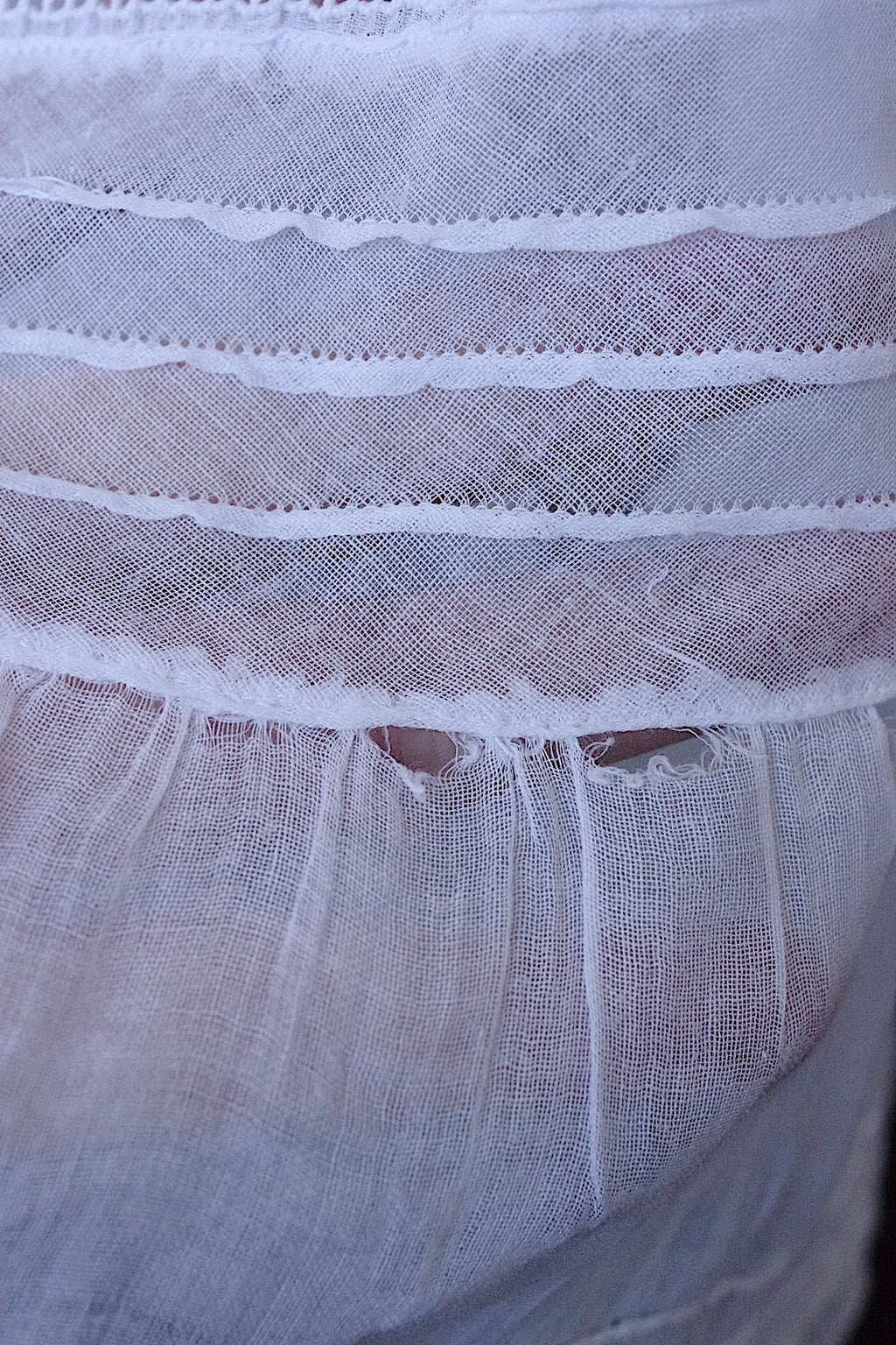 アンティークレーススカート　vêtement antique 素材用スカート