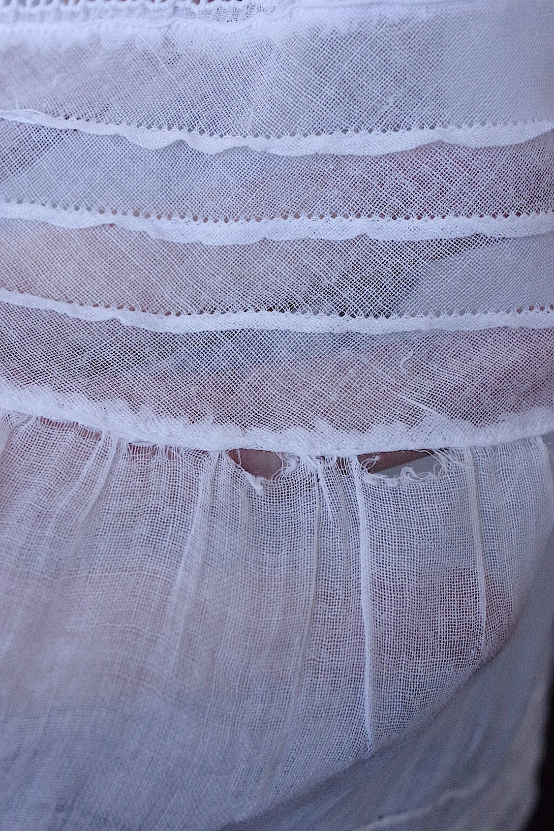 アンティークレーススカート　vêtement antique 素材用スカート