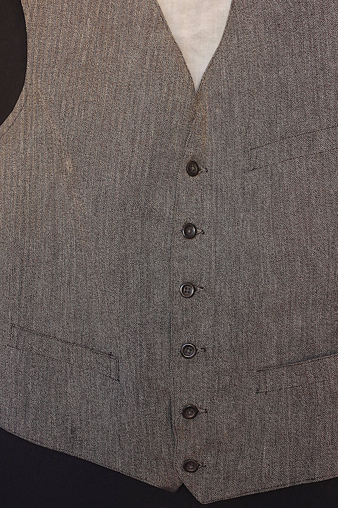 アンティークメンズ服　vêtement antique men's ジレ1