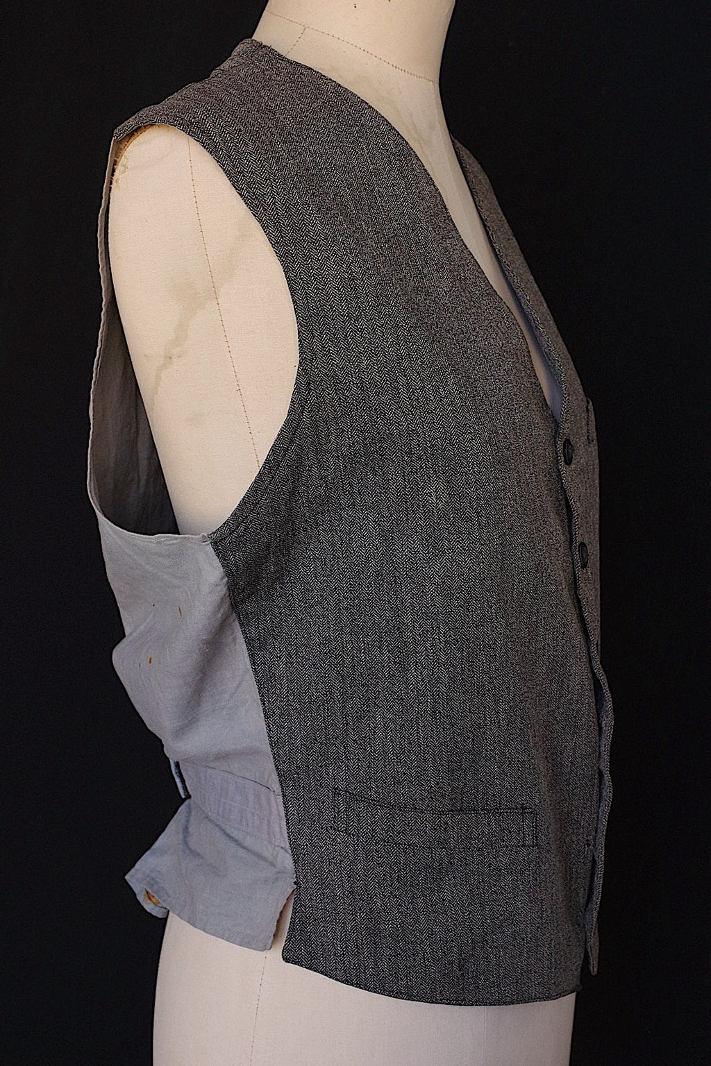 アンティークメンズ服　vêtement antique men's ジレ1