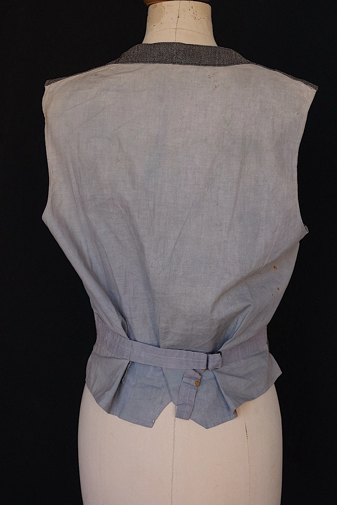 アンティークメンズ服　vêtement antique men's ジレ1