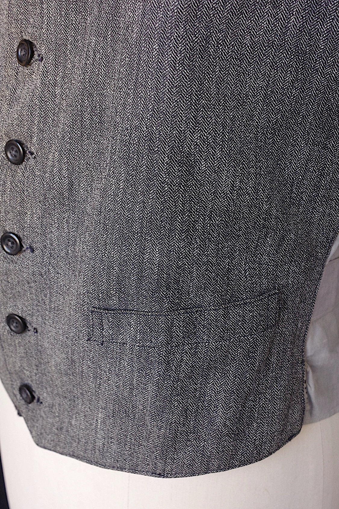 アンティークメンズ服　vêtement antique men's ジレ1