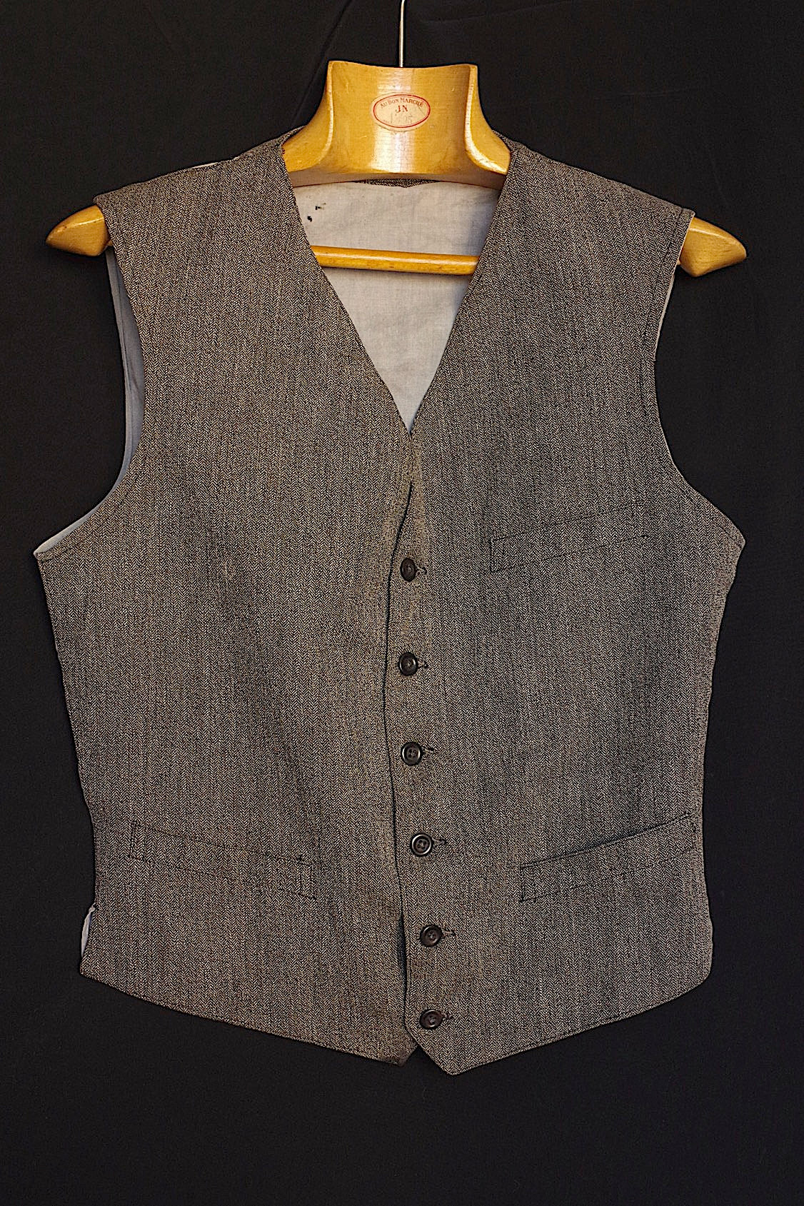 アンティークメンズ服　vêtement antique men's ジレ1