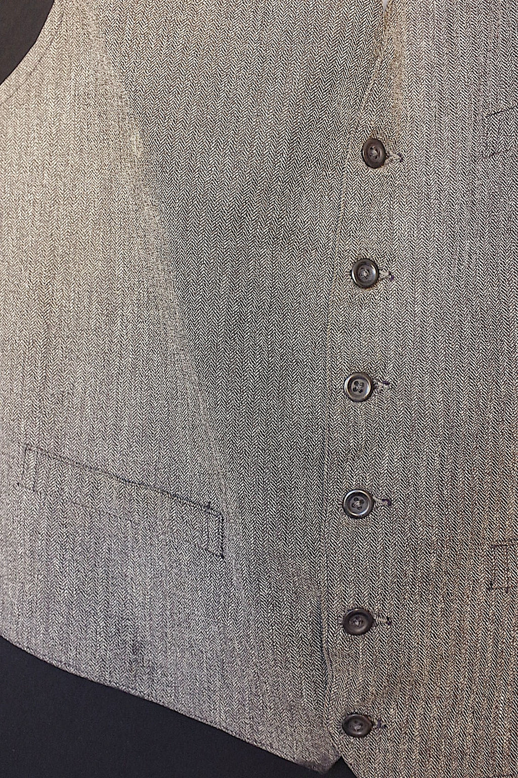 アンティークメンズ服　vêtement antique men's ジレ1