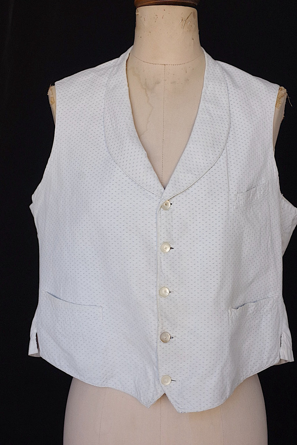 アンティークメンズ服　vêtement antique men's ジレ2