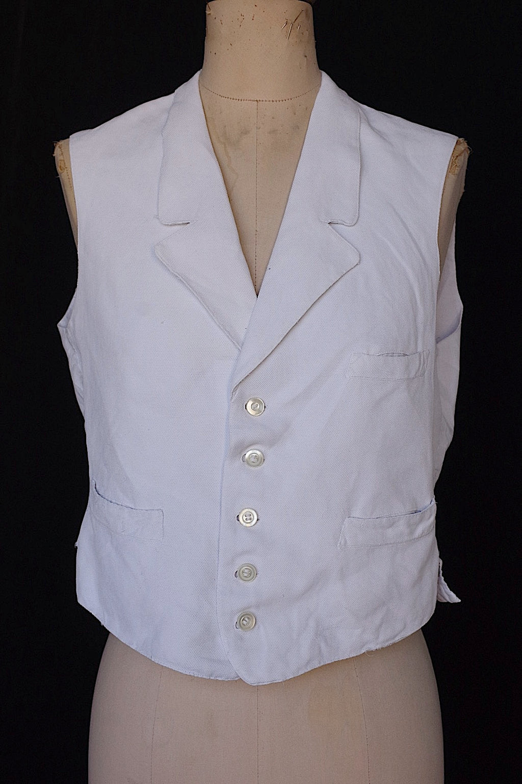 アンティークメンズ服　vêtement antique men's ジレ3