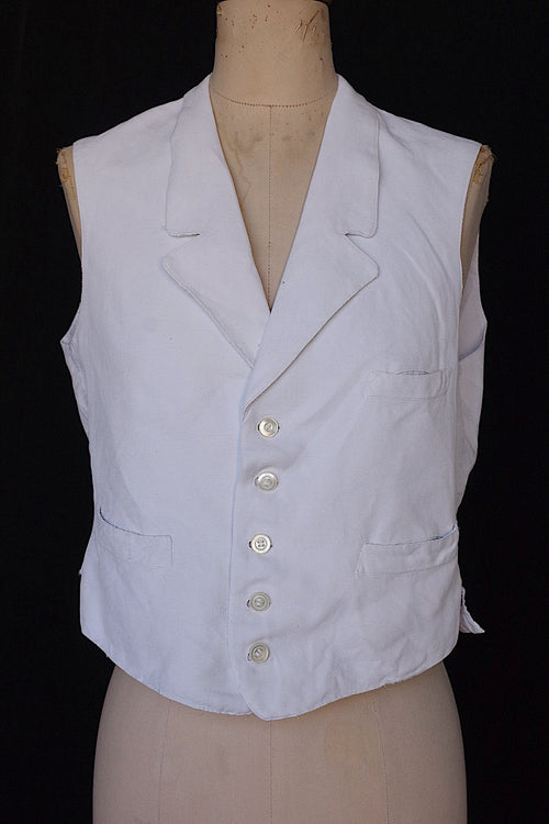 アンティークメンズ服　vêtement antique men's ジレ3