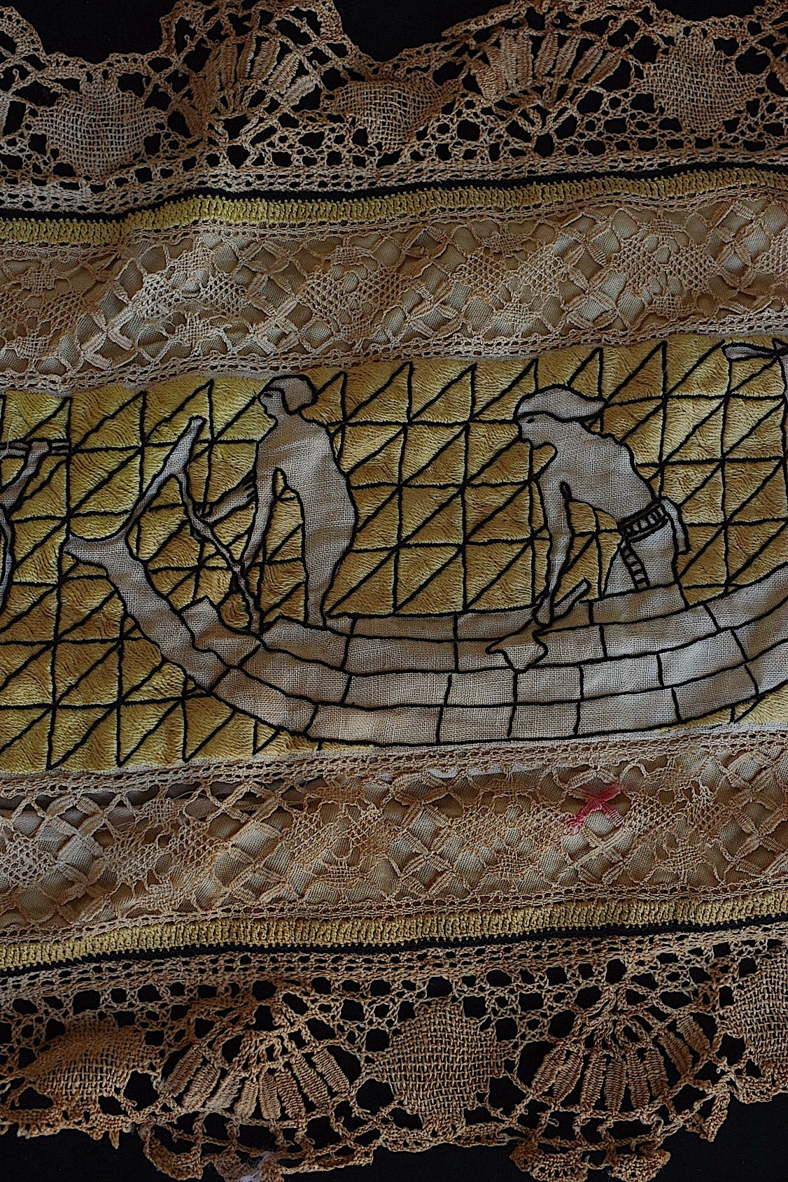 アンティーククロス　nappe antique