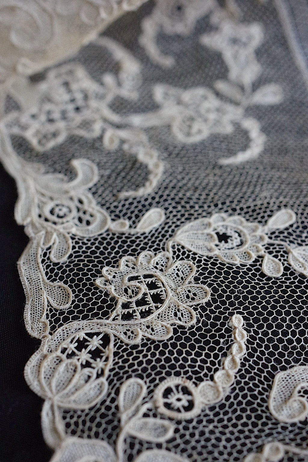 Dentelle ancienne dentelle ancienne 138cm