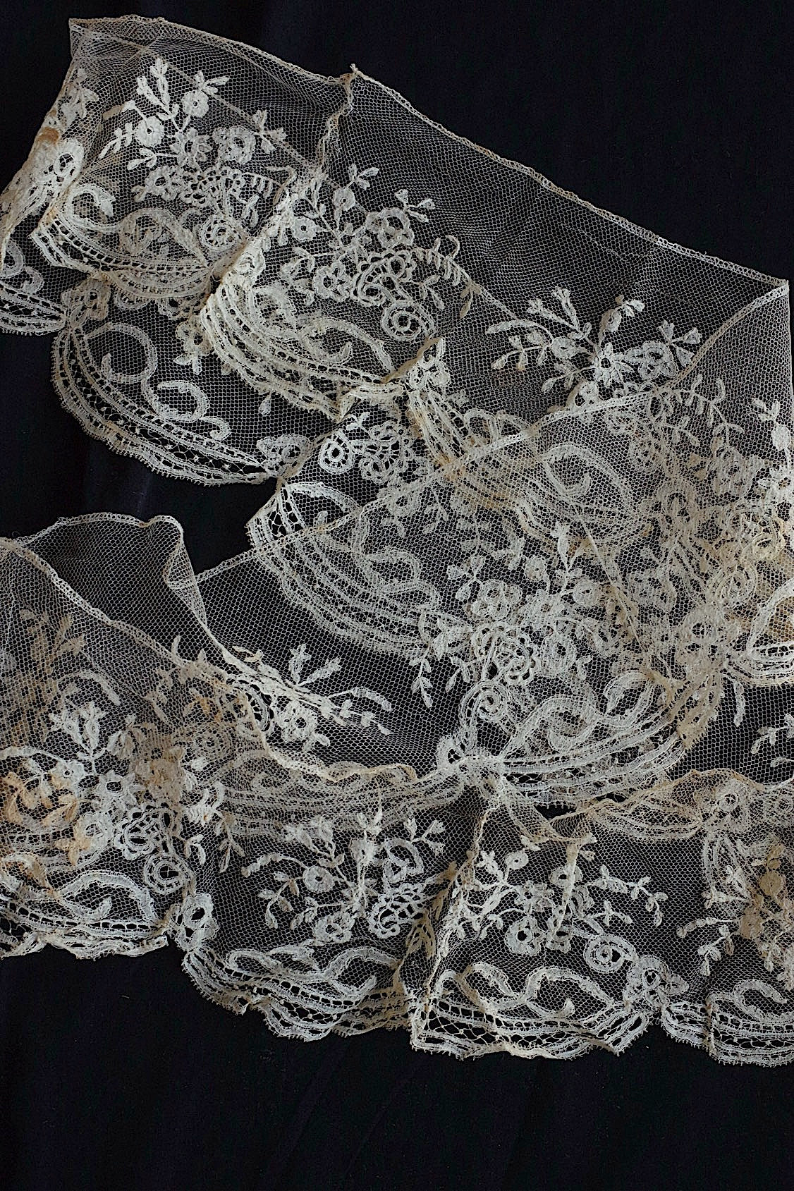 Dentelle ancienne dentelle ancienne 145cm