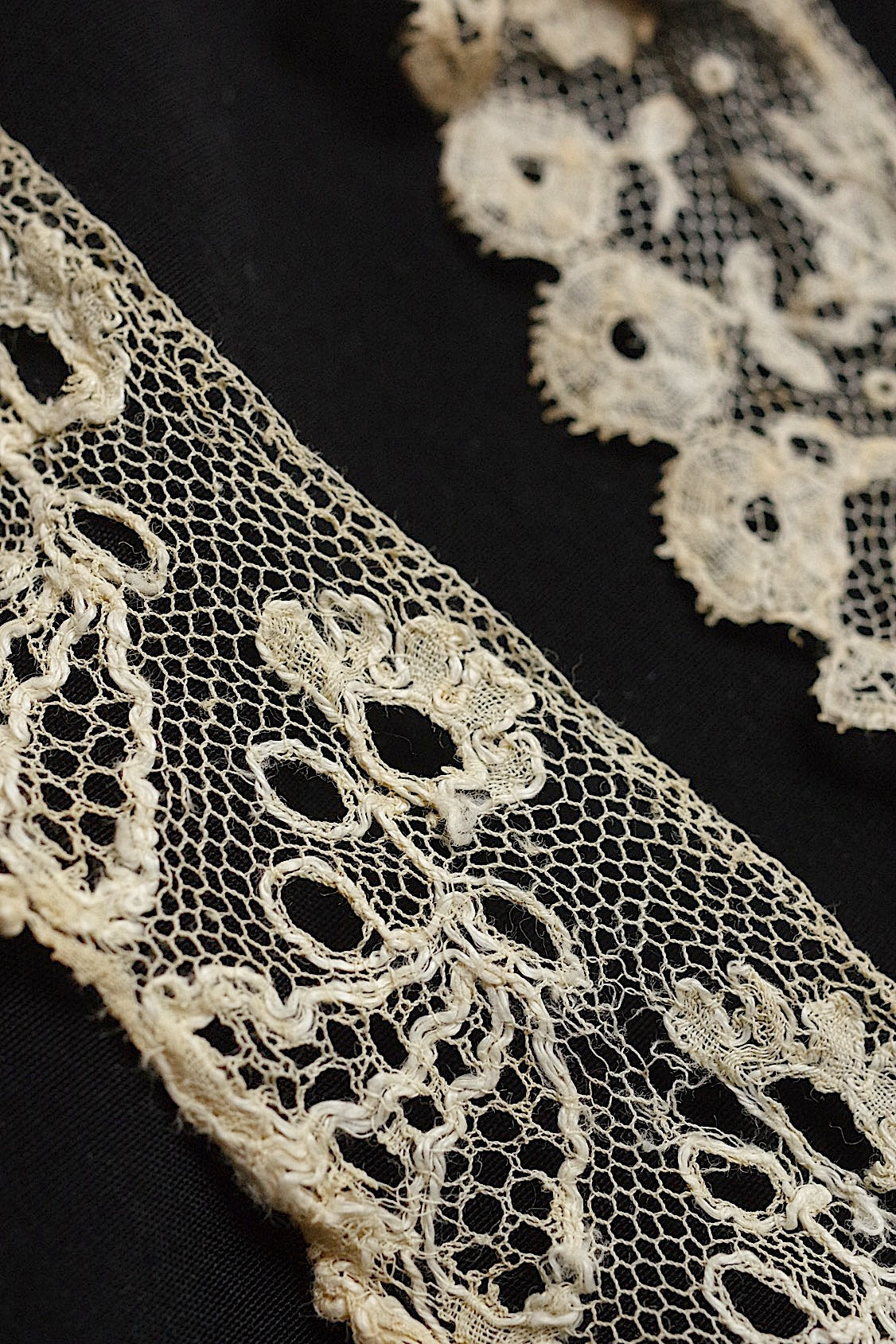 Dentelle ancienne dentelle ancienne 3 types pour matériel