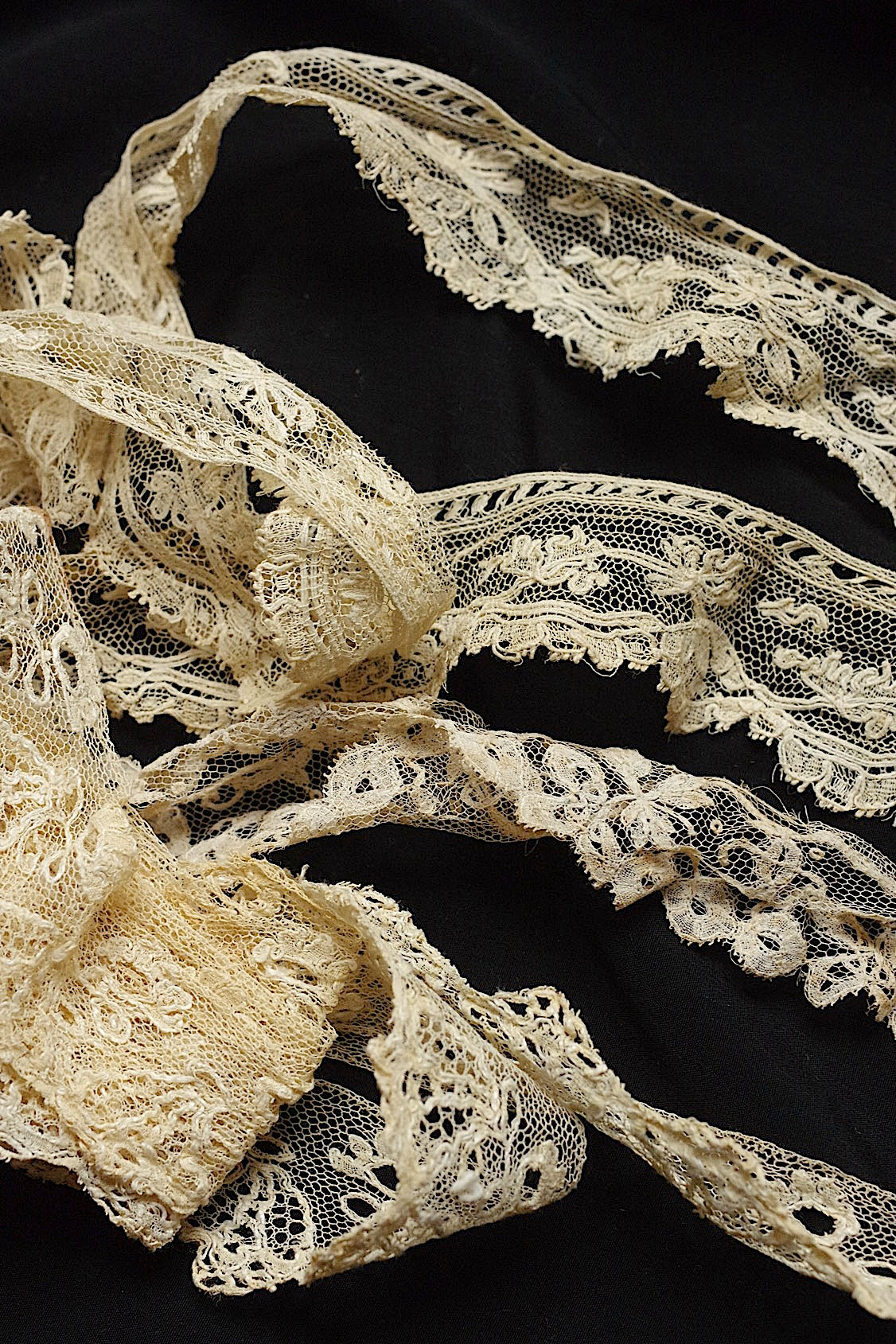 Dentelle ancienne dentelle ancienne 3 types pour matériel
