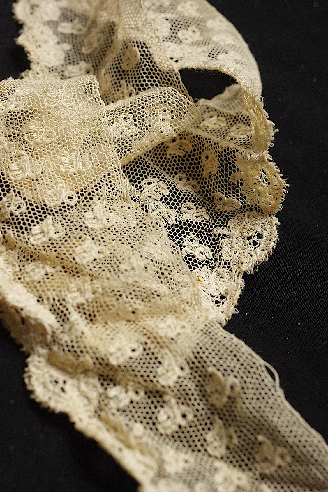 Dentelle ancienne dentelle ancienne 2 types pour matériel