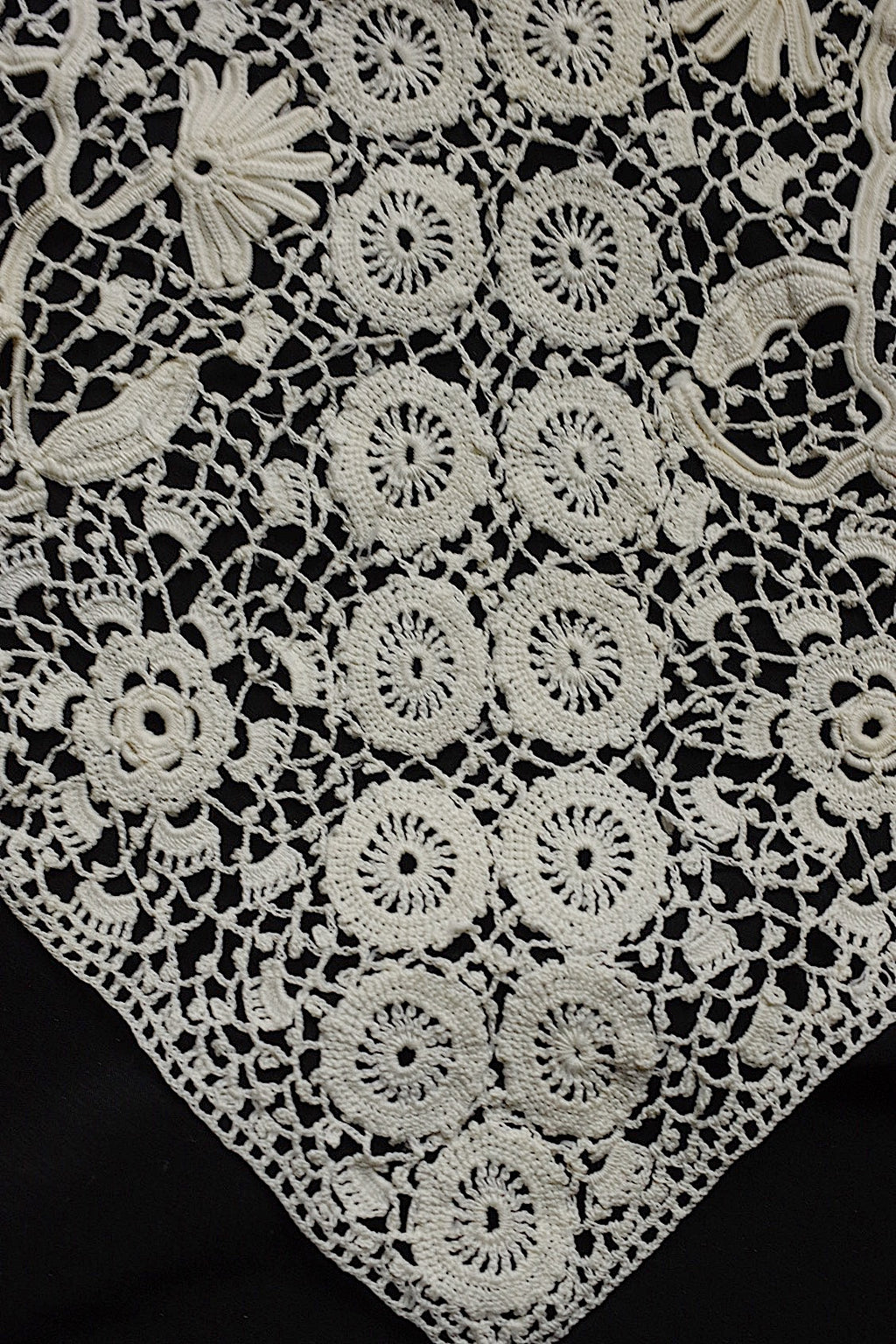 Collier dentelle ancienne dentelle ancienne crochet