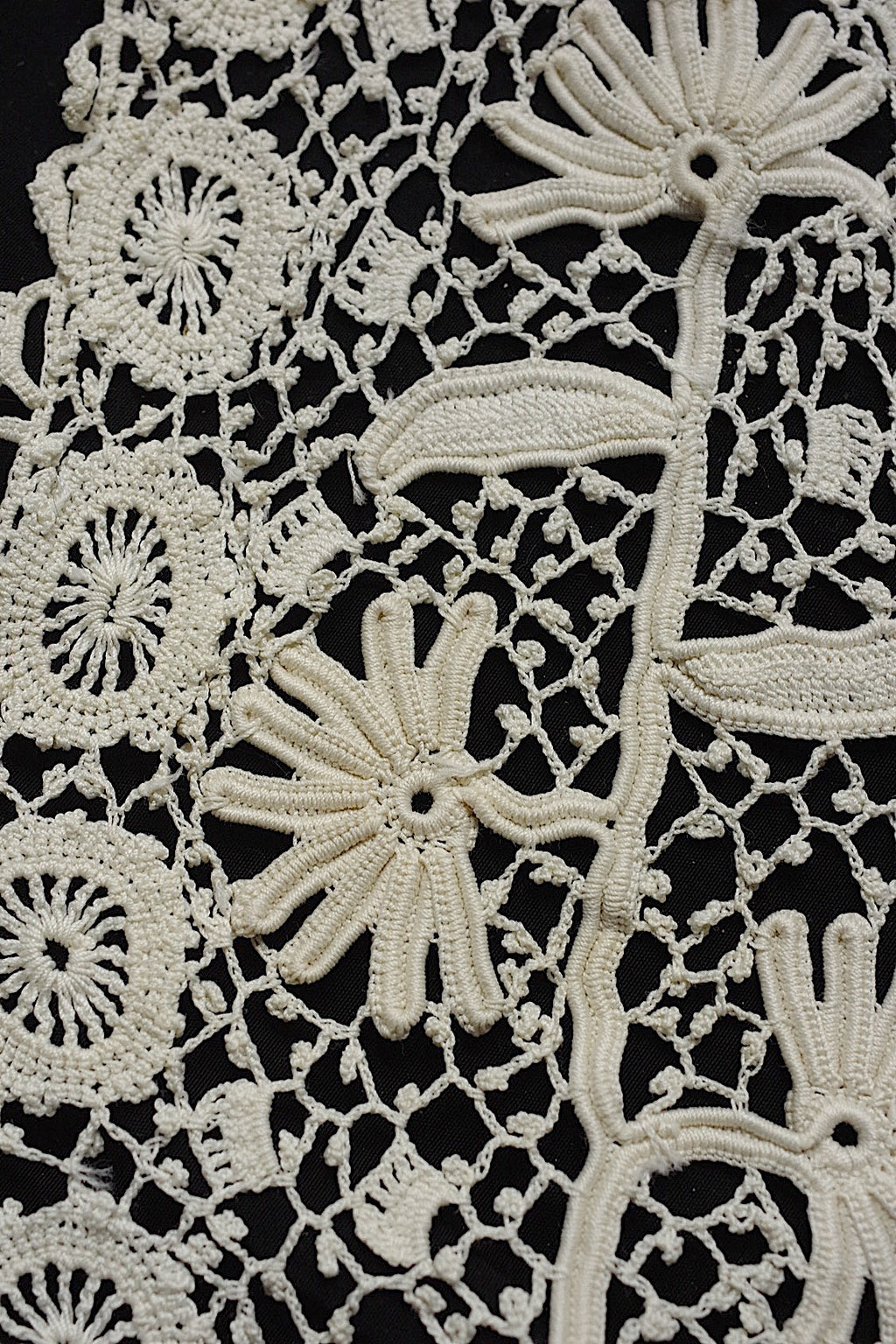 Collier dentelle ancienne dentelle ancienne crochet