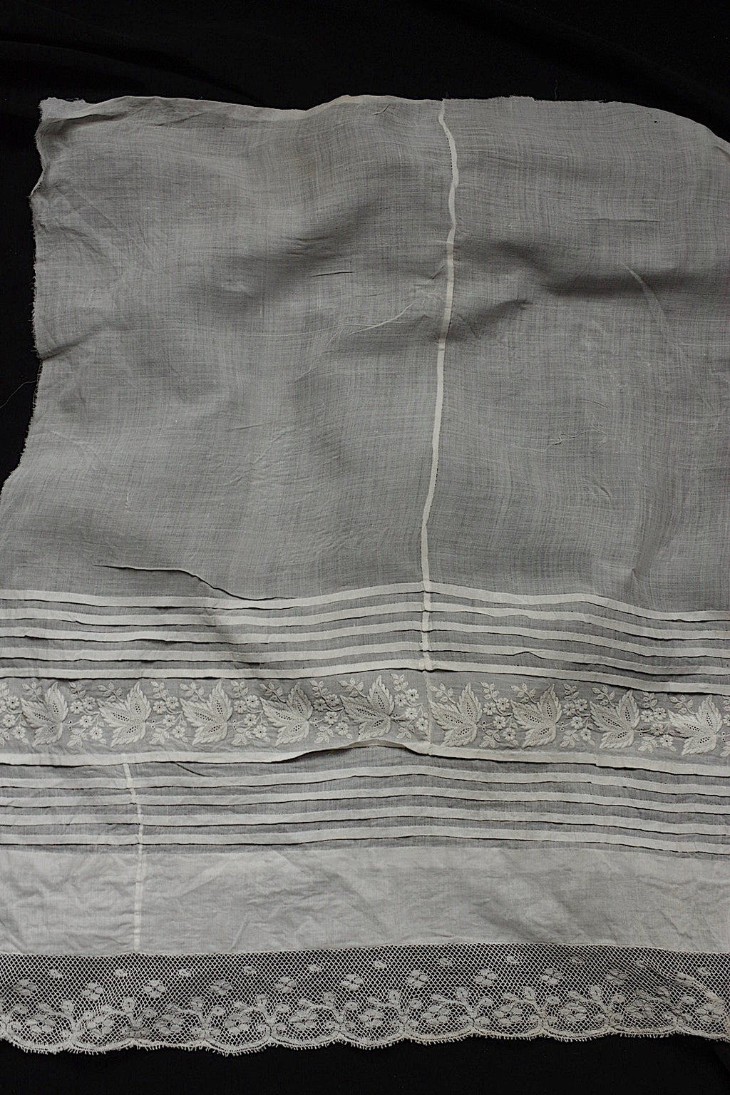 Dentelle ancienne, dentelle ancienne, chutes, broderie