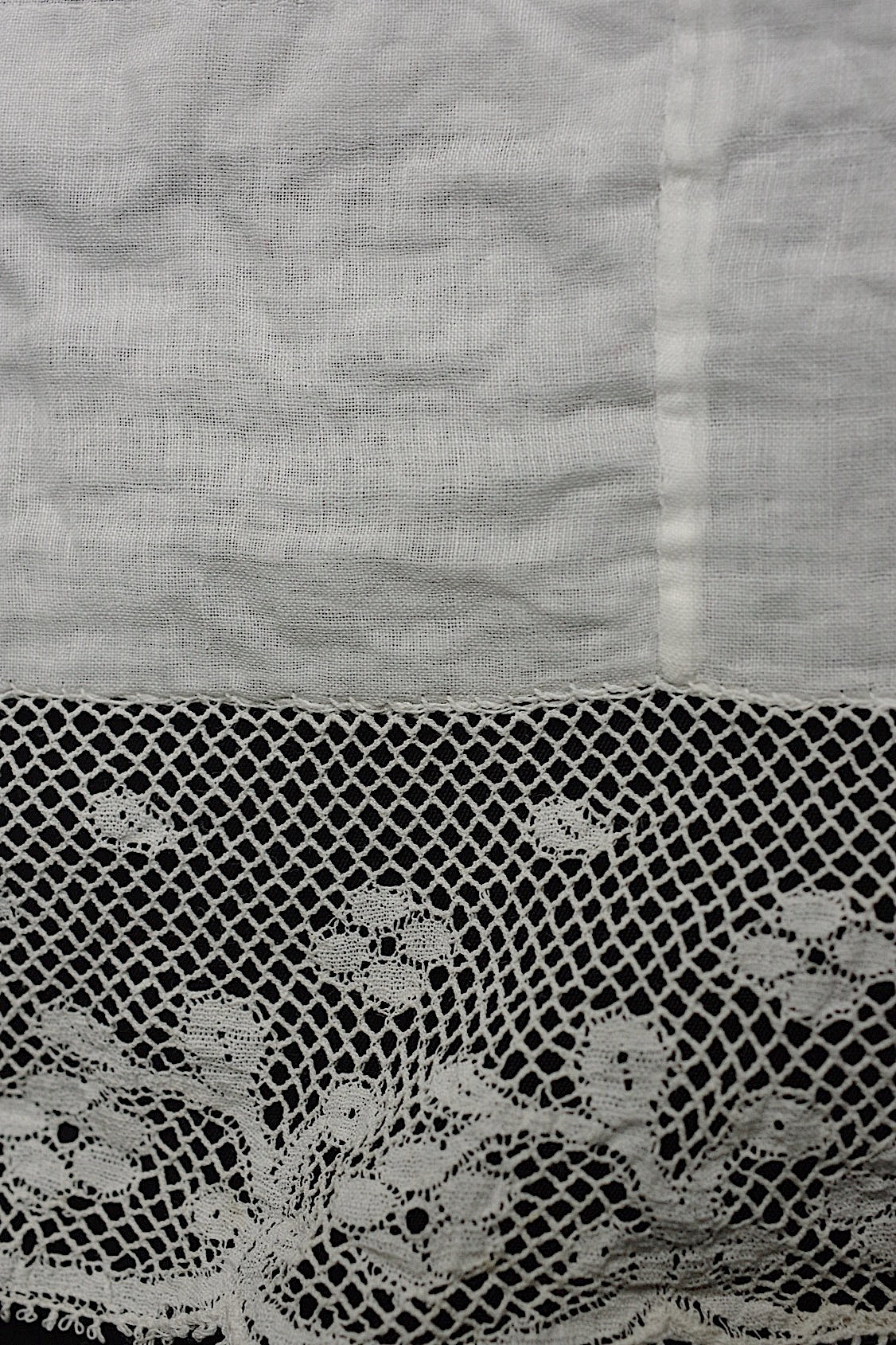 Dentelle ancienne, dentelle ancienne, chutes, broderie