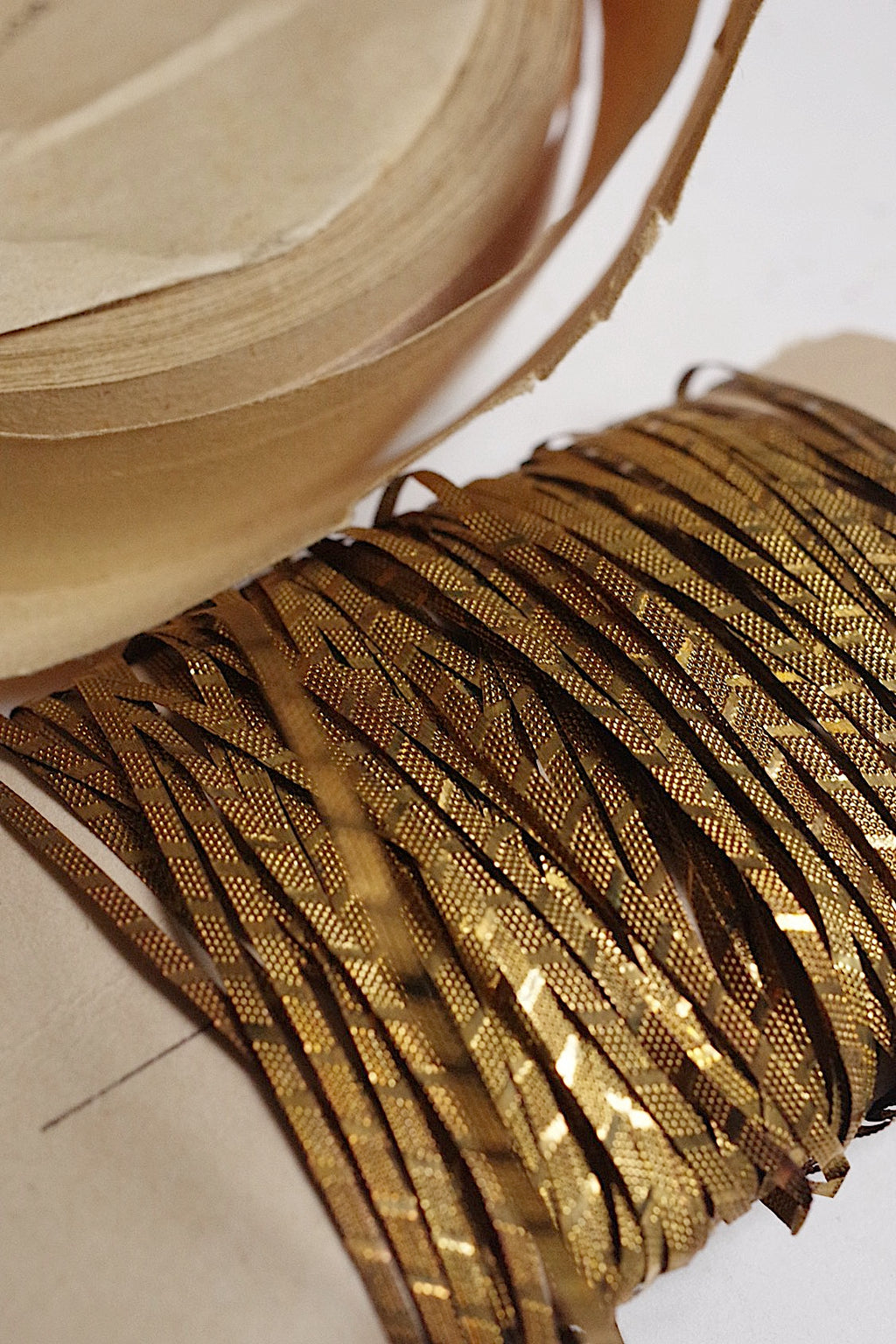 Ruban Antique Ruban Antique Soie + Métal