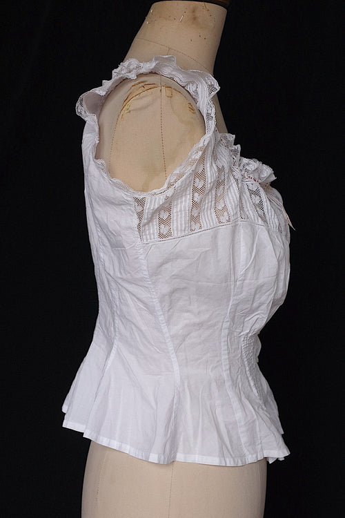 Top dentelle antique (vetement antique)