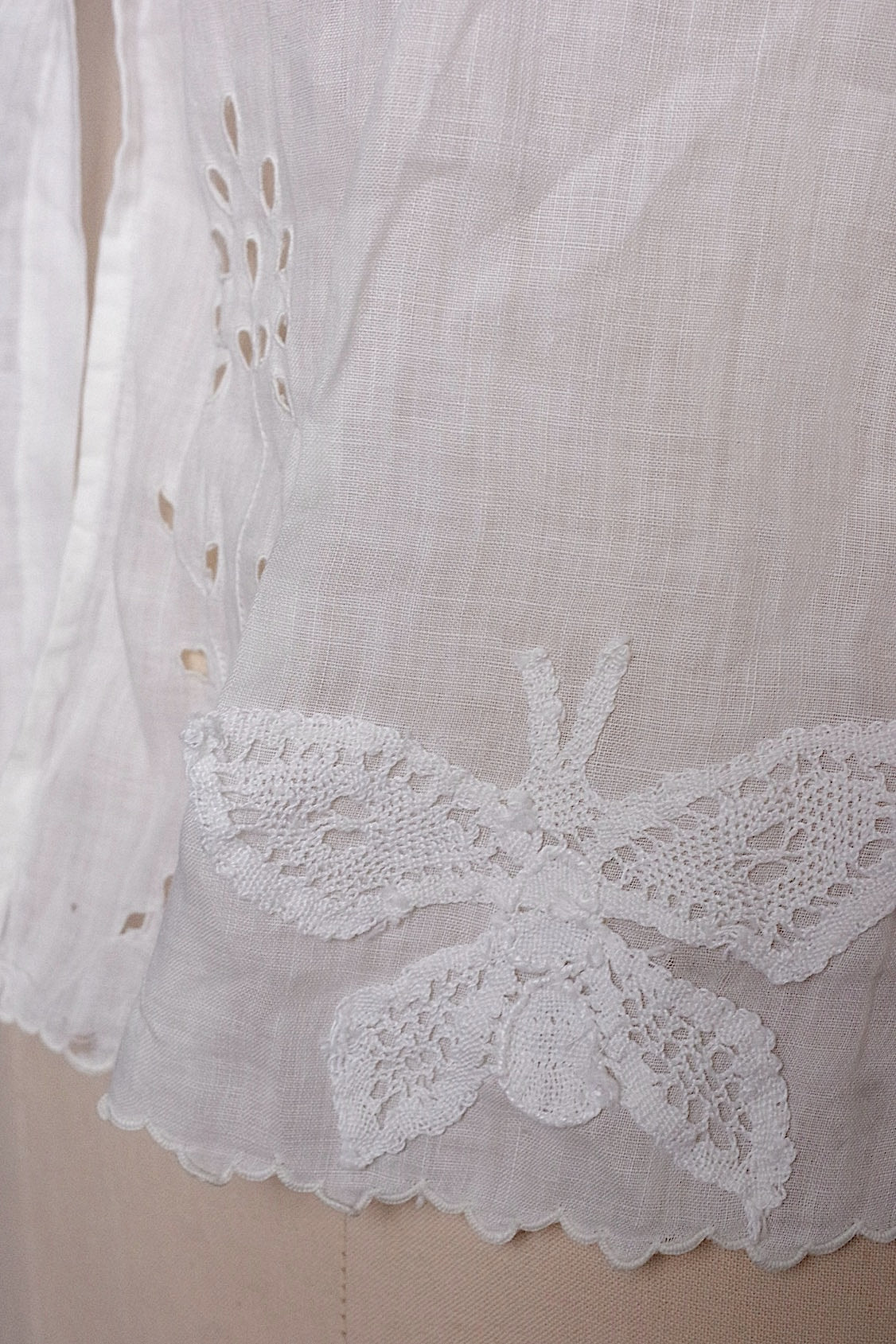アンティークレースブラウス vêtement antique- .FR a l'epoque