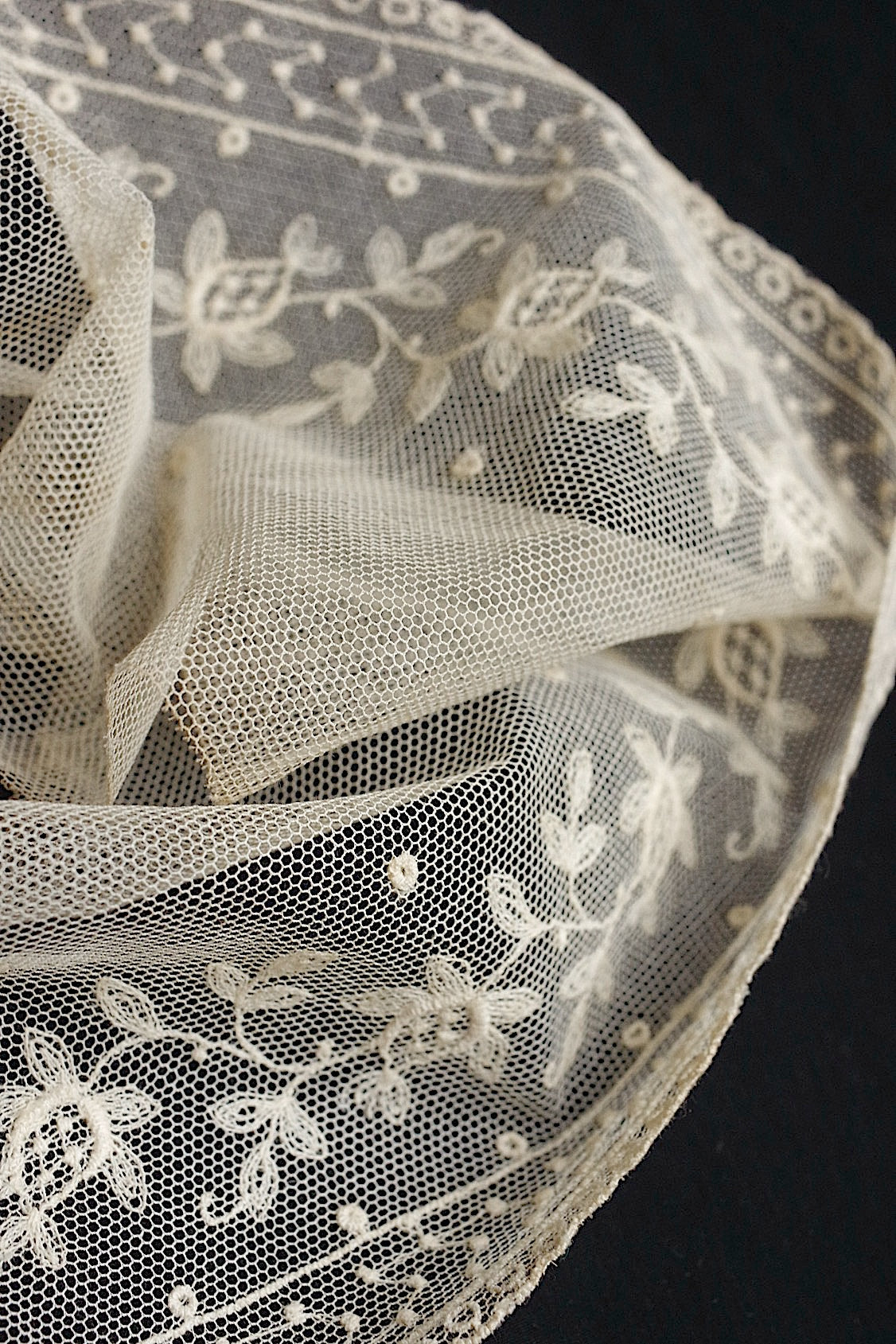 アンティークレース dentelle ancienne 270cm- .FR a l'epoque