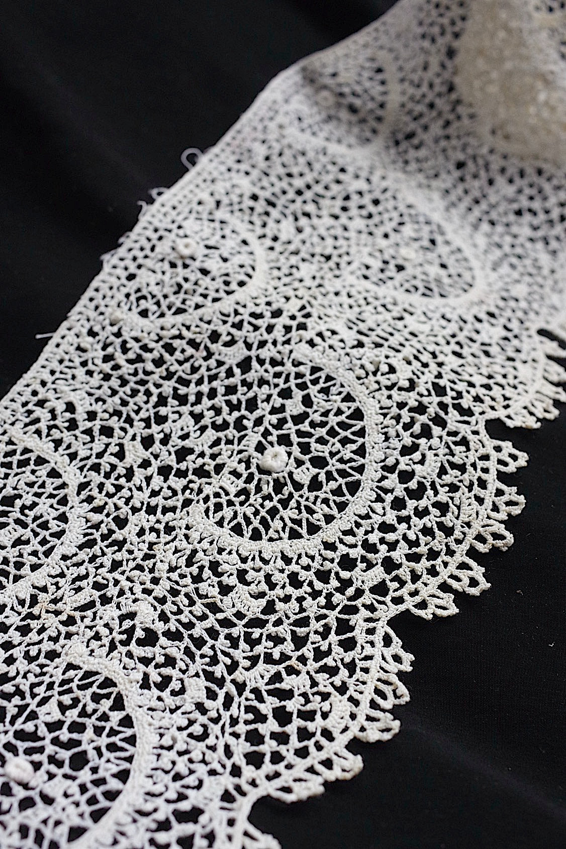 アンティークレース dentelle ancienne クロシェレース - .FR a l'epoque
