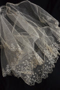 Antique lace veil
