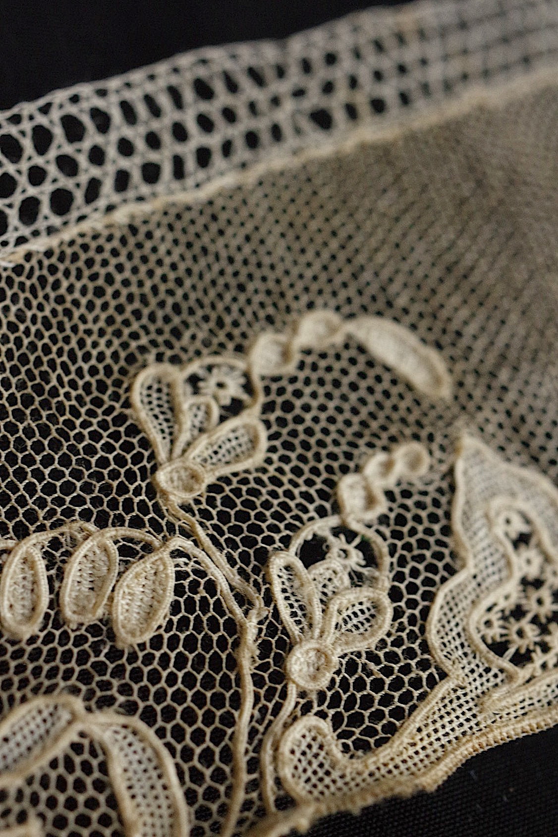 アンティークレース　dentelle ancienne アランソン　120cm